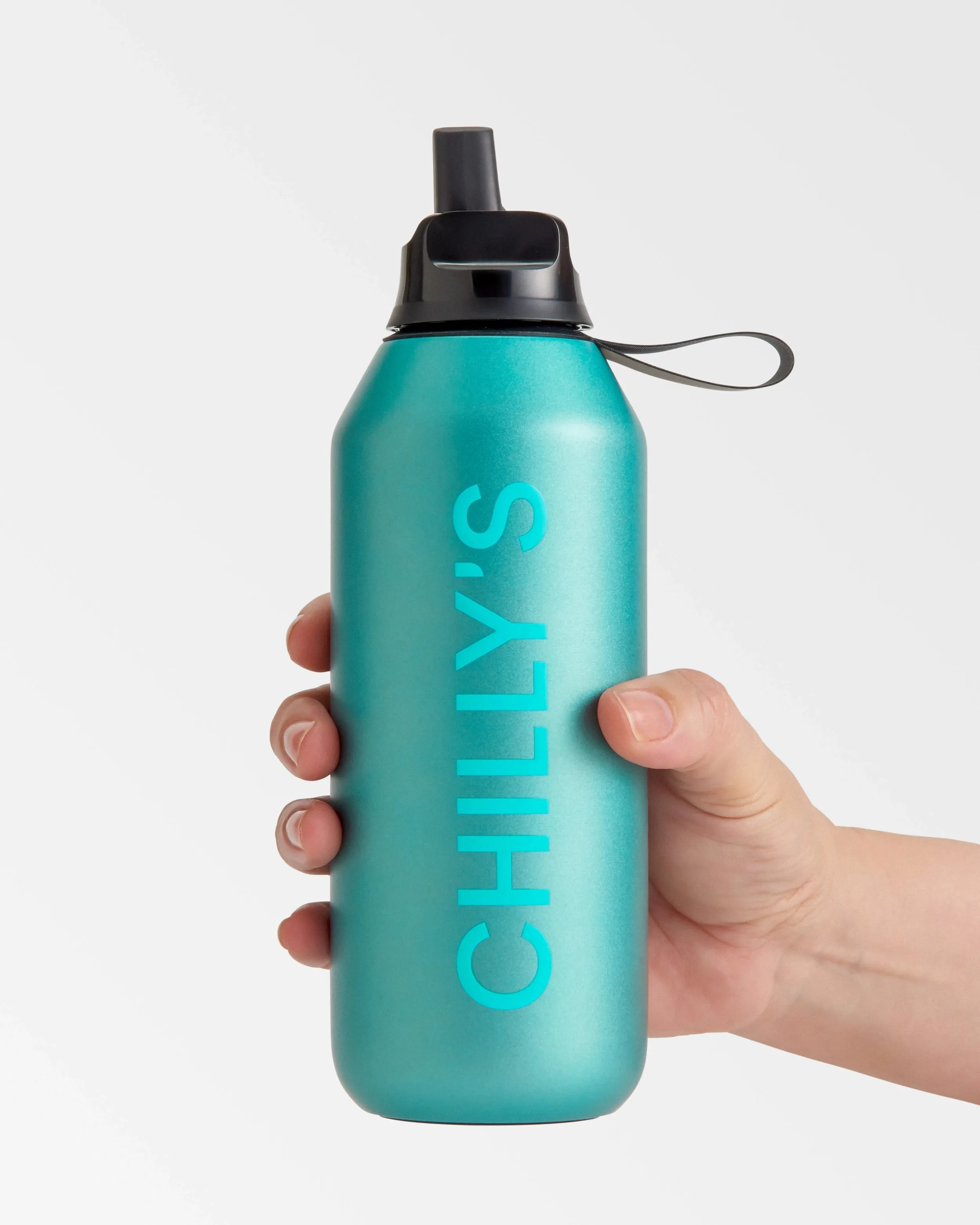 Chilly's Series 2 500ml Flip Bottle Metallic Atlantis