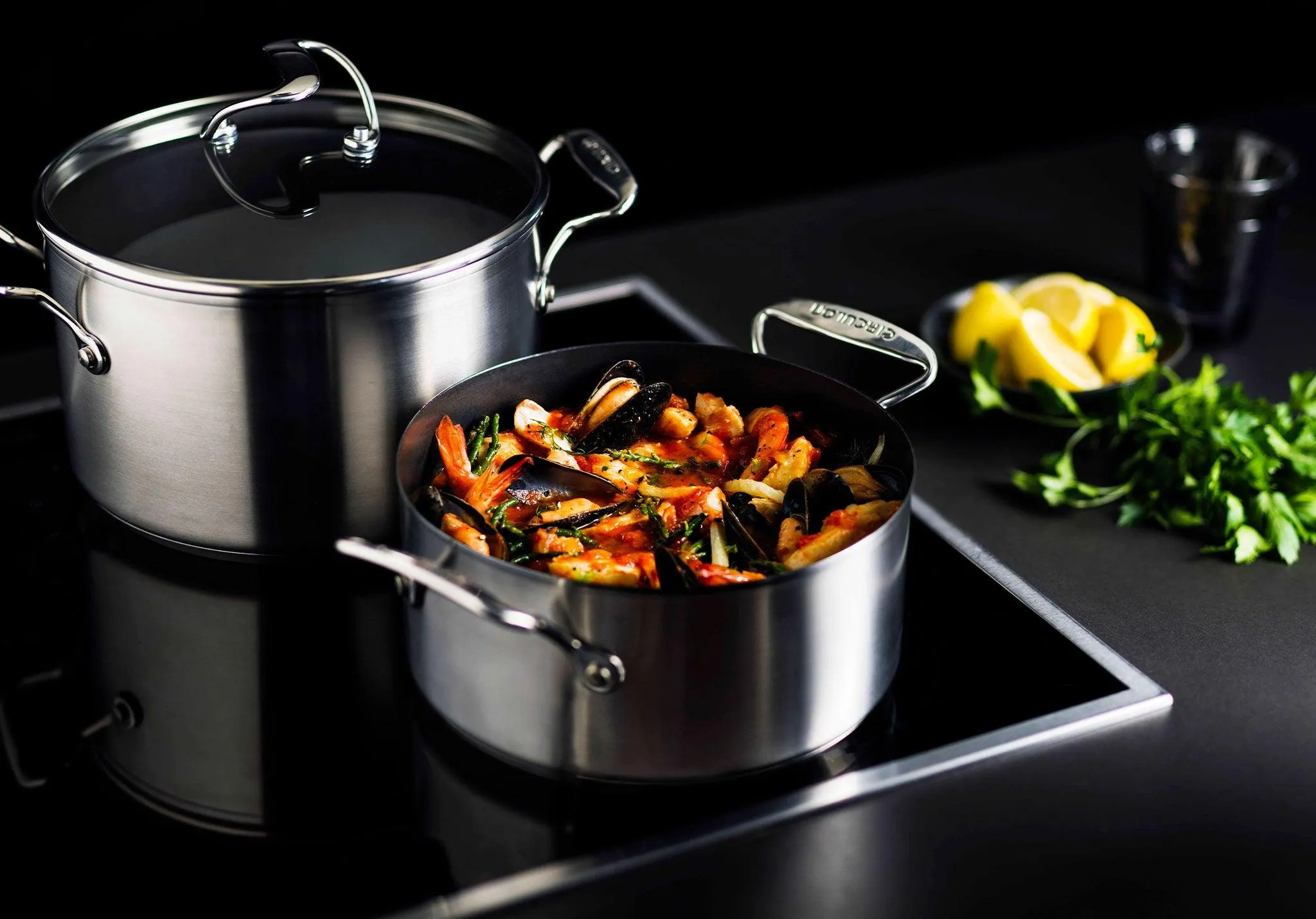 Circulon SteelShield Non-Stick Stainless Steel C-Series Hybrid Non Stick 26cm/7.6L Stockpot