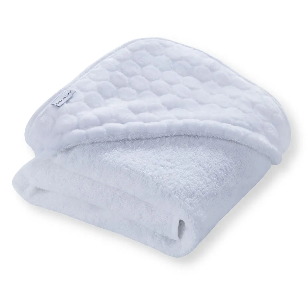 Clair de Lune Marshmallow Hooded Towel