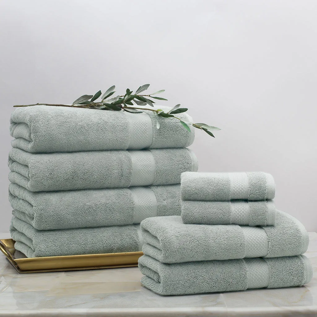 Classic Green Towel Spa Bundle (2 Wash   2 Hand   4 Bath Towels)