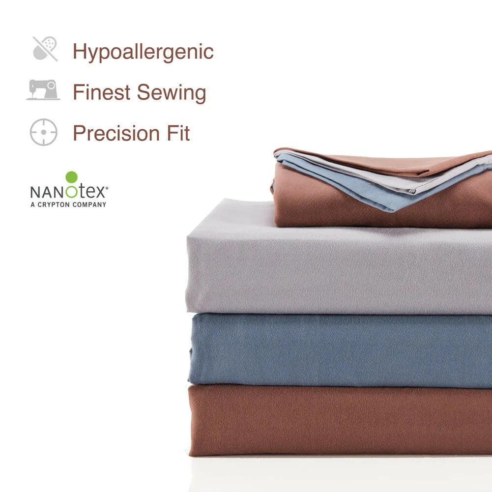 Classic NanoTex® Cooling Sheets Set-Navy Blue