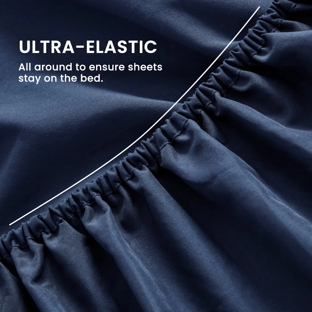 Classic NanoTex® Cooling Sheets Set-Navy Blue