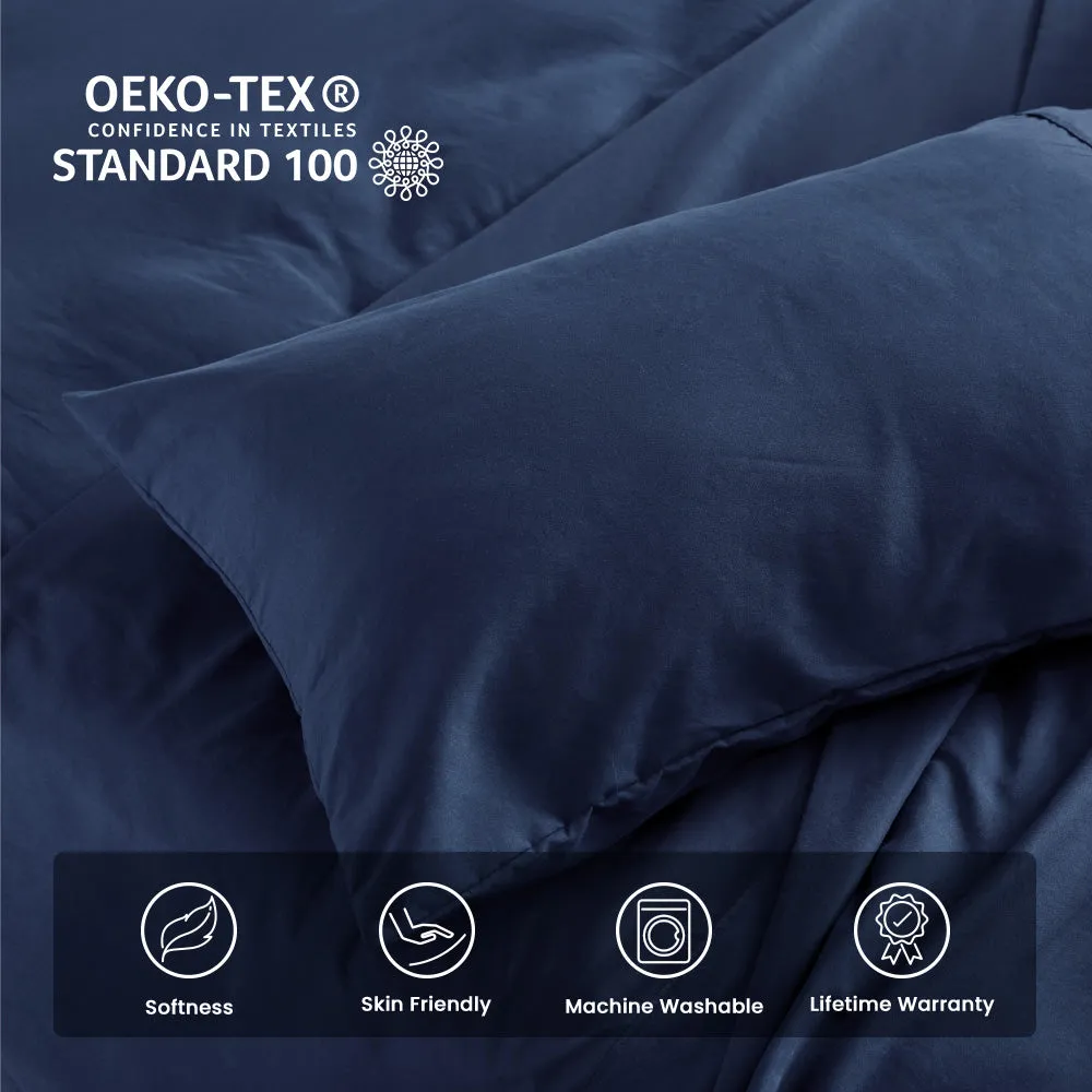 Classic NanoTex® Cooling Sheets Set-Navy Blue