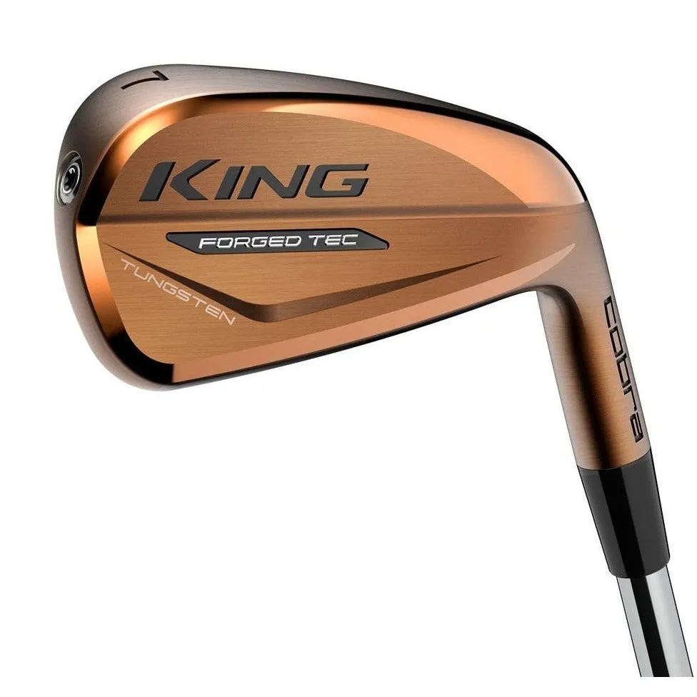 Cobra 2021 KING Forged Tec Copper Golf Irons | Steel