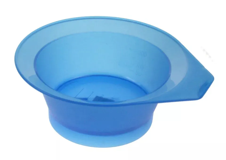 Comby Hair Dye Mixing Bowl Hair Colour Blue Pink Green Bowl