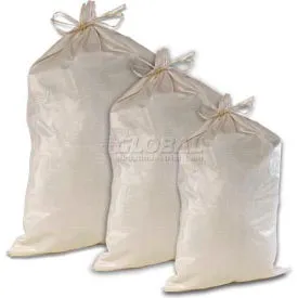 ComfitWear® Poly Sandbags, 15'' x 27'', 55 lb. Bag, White