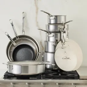 Commercial Clad Stainless Steel 12-Piece Cookware Set