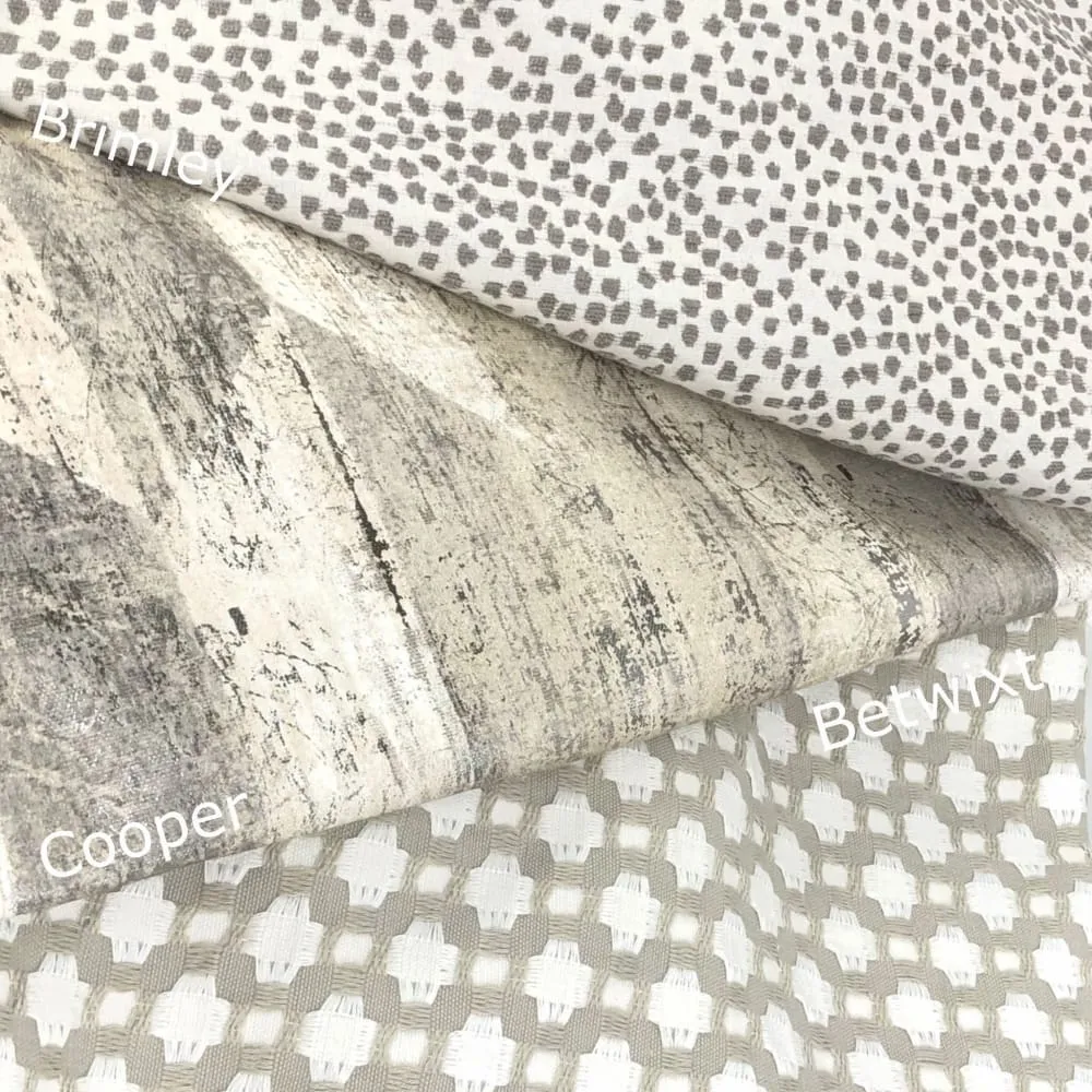 Cooper Silver Glazed Taupe Hexagon Pillow Cover