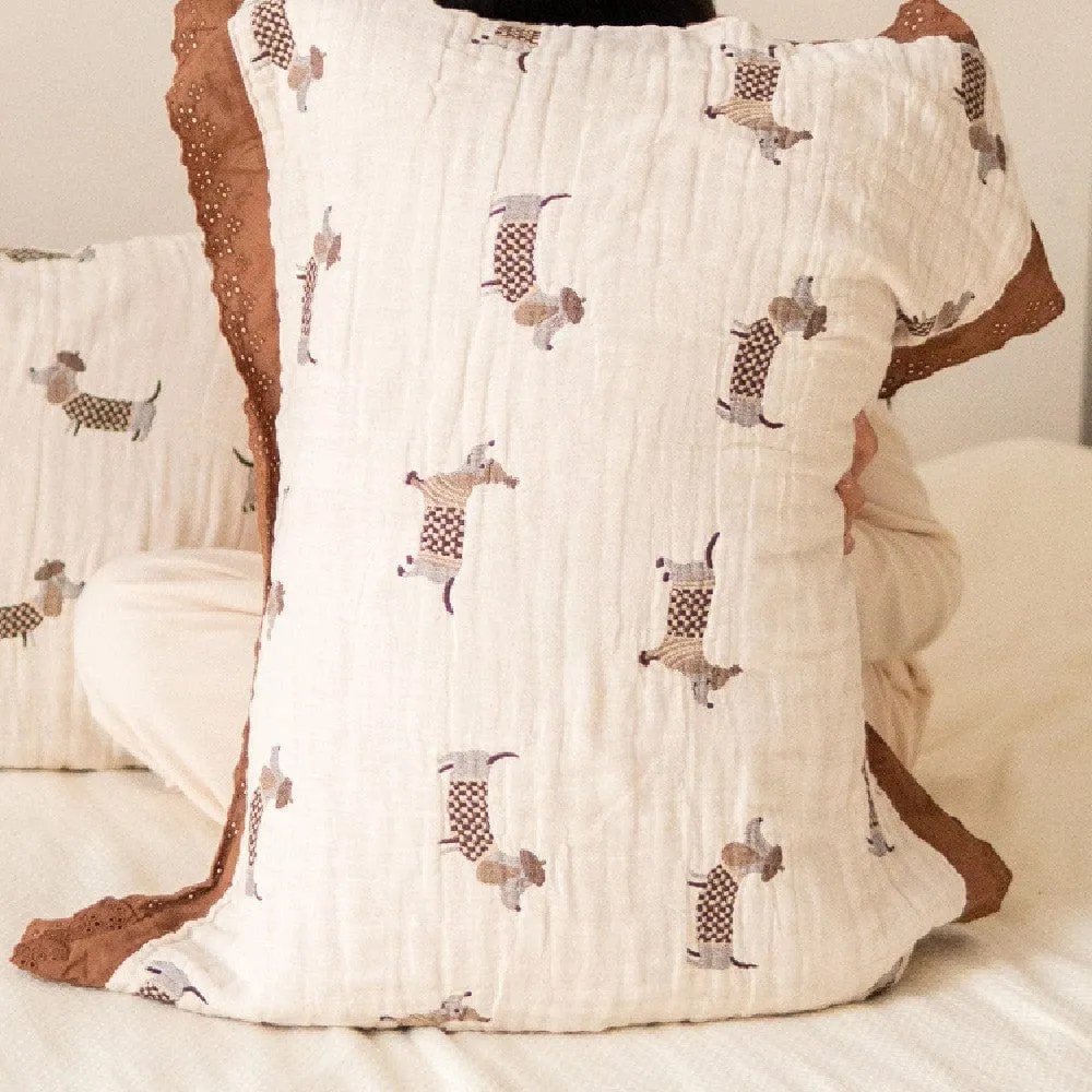 Cotton Dachshund Pillowcases