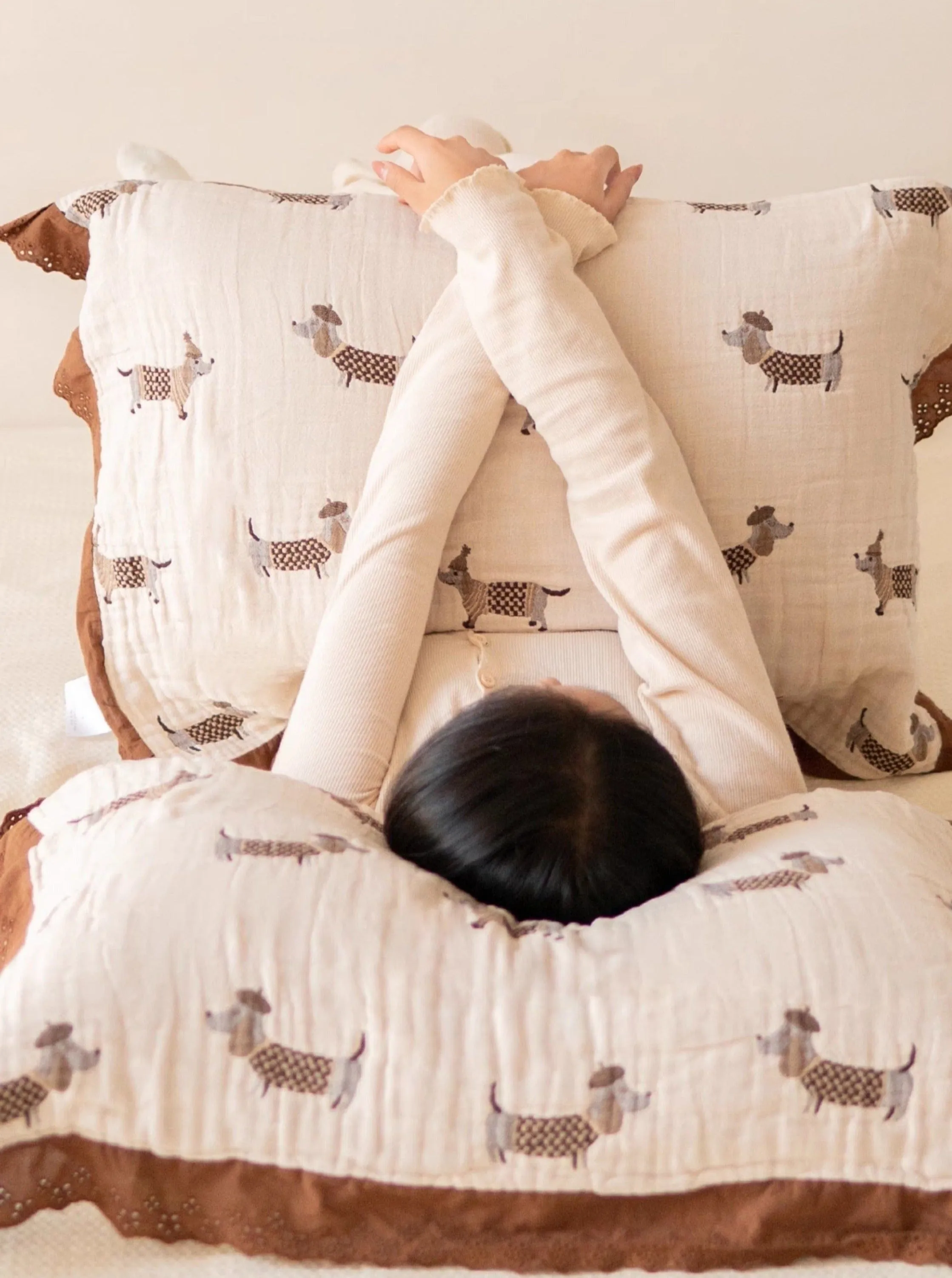 Cotton Dachshund Pillowcases