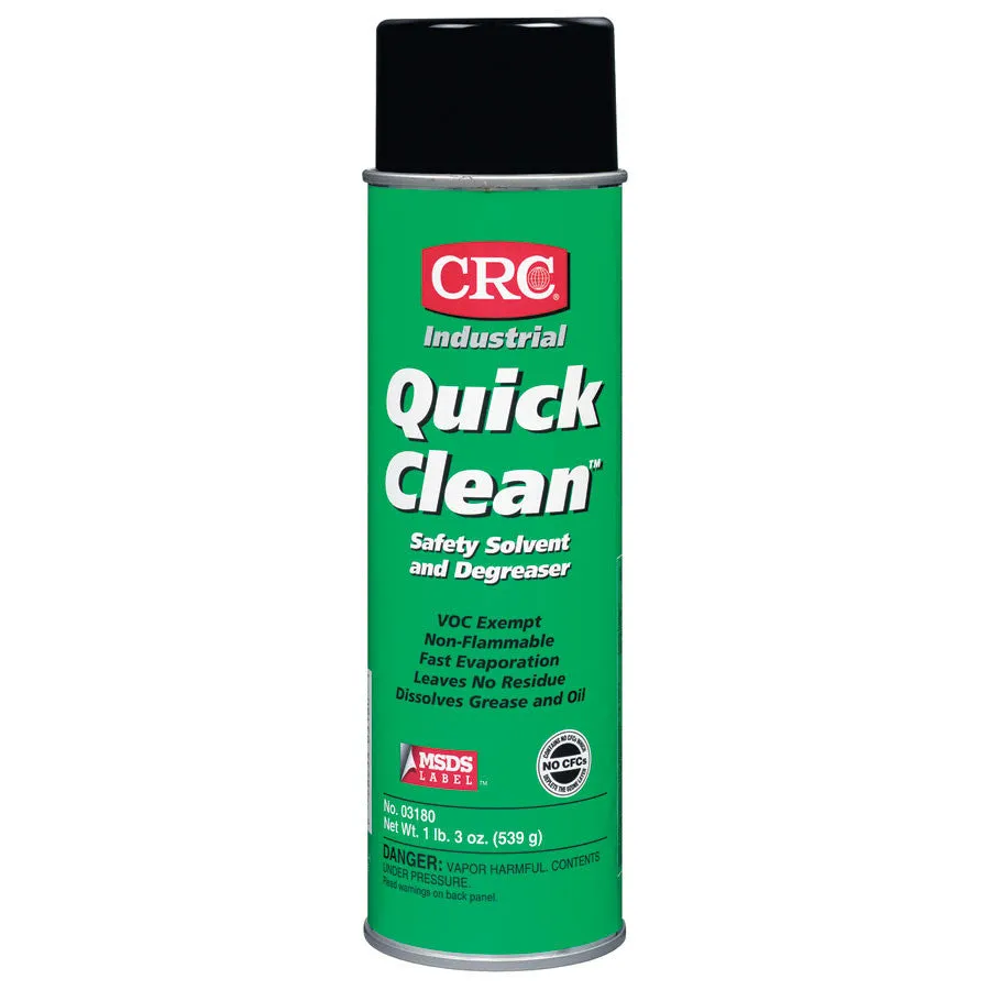 CRC Quick Clean Safety Solvent and Degreaser (Case of 12)