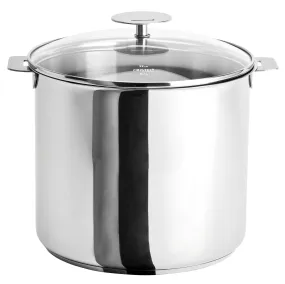 Cristel Multiply Detachable Handle 5.5-Quart Stockpot With Domed Glass Lid