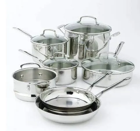 Cuisinart 77-11G 11-Piece Chef's Classic Cookware Set