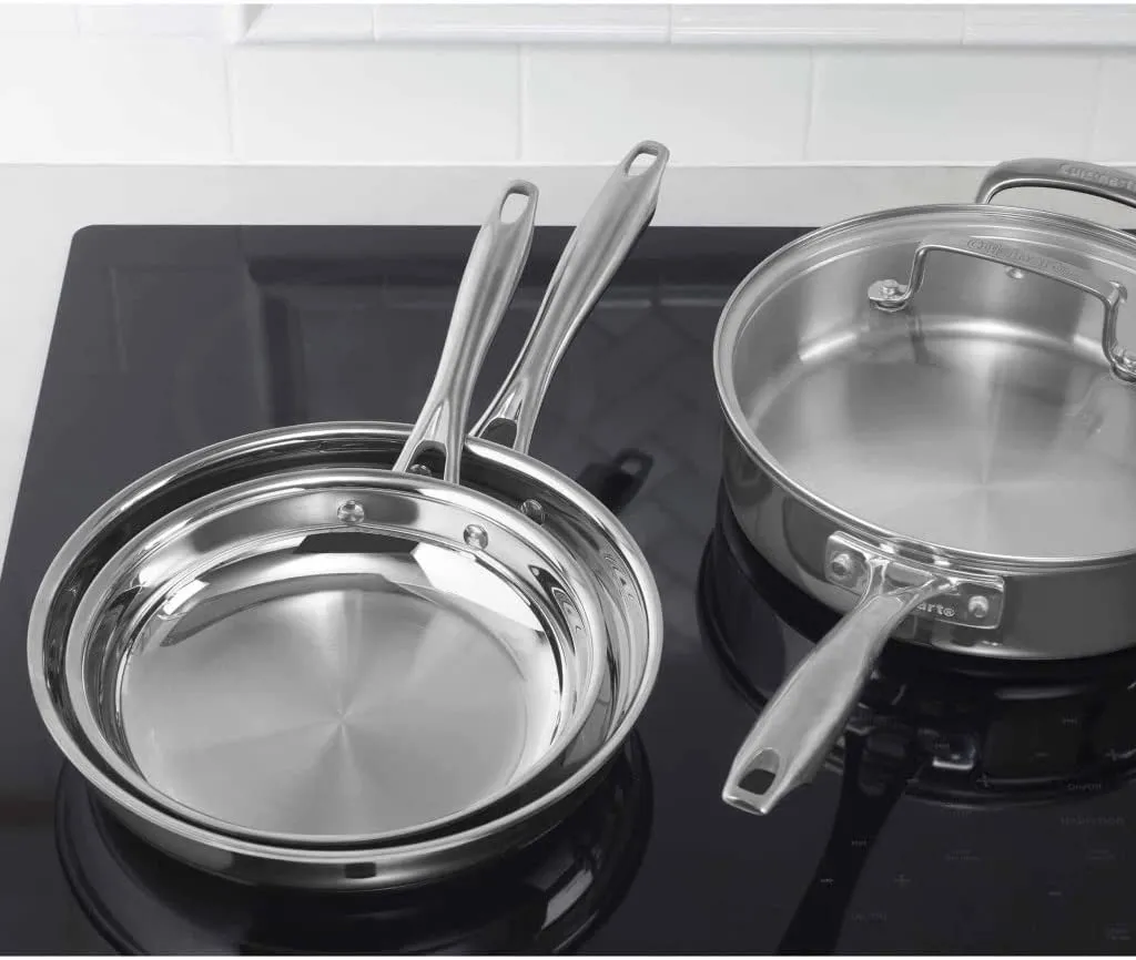 Cuisinart Tri-Ply Stainless Steel 10 Piece Cookware Set