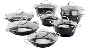 Curtis Stone Dura-Pan Nonstick 15-piece Nesting Cookware Set - NEW OPEN BOX