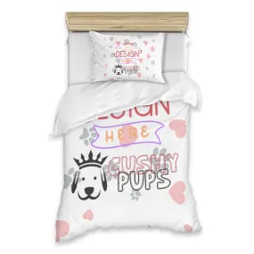 Custom Bedding Set, Custom Comforter, Custom Duvet Covers, Personalised Quilt Cover - Cushy Pups