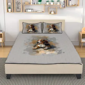 Cute Beagle Bed Set