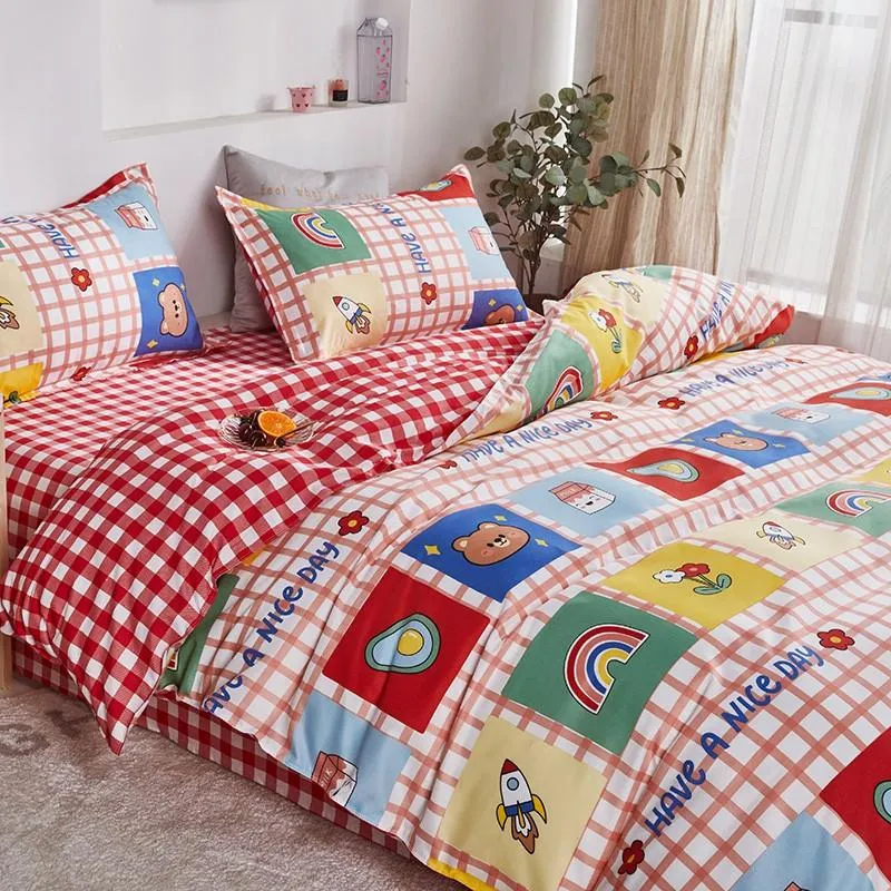 Cute Colorful Rainbow Bedding Set