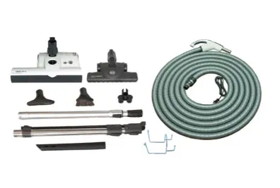 Cyclovac H725 Hybrid including Electrical Accessory Kit with Sebo ET-1 (30Ft,35Ft Hose)