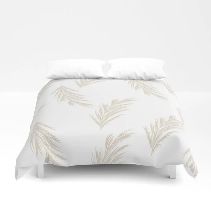 Delicate Pampas Bespoke Duvet Cover