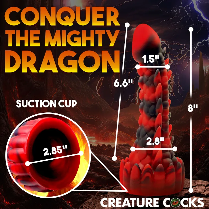 Demon Rising Scaly Dragon Dildo *