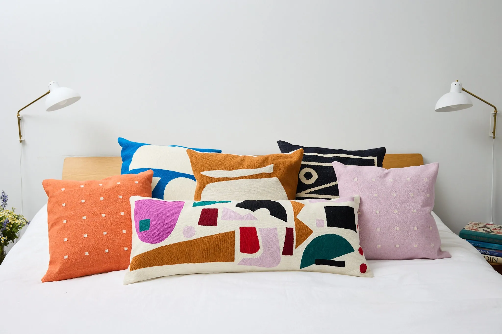 DOTS PILLOW - PERSIMMON