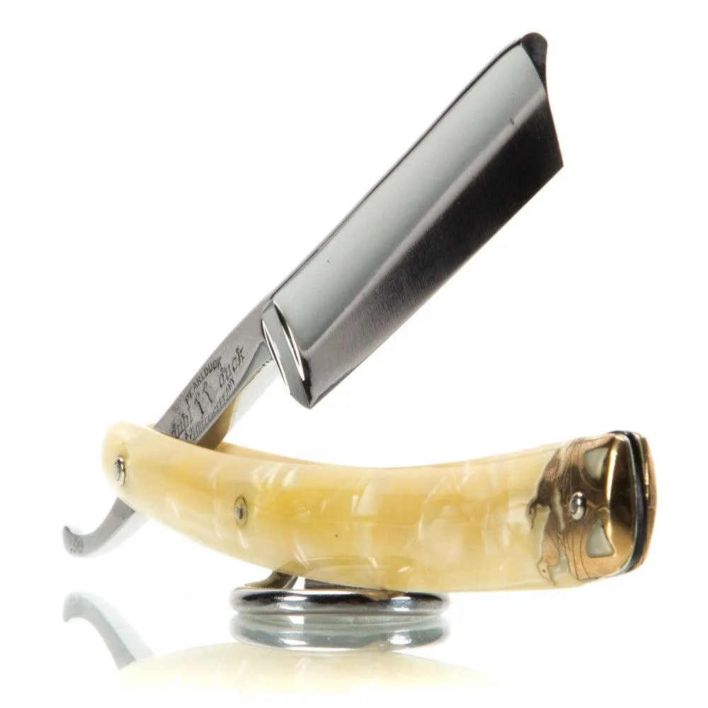 Dubl Duck Goldenedge - 6/8 Square Tip Straight Razor