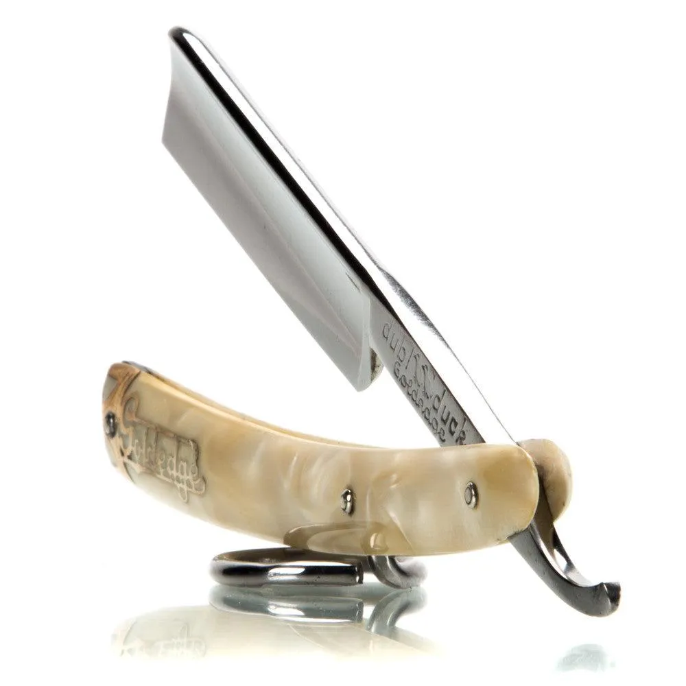 Dubl Duck Goldenedge - 6/8 Square Tip Straight Razor