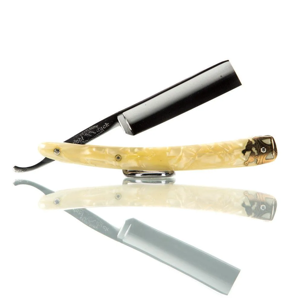 Dubl Duck Goldenedge - 6/8 Square Tip Straight Razor