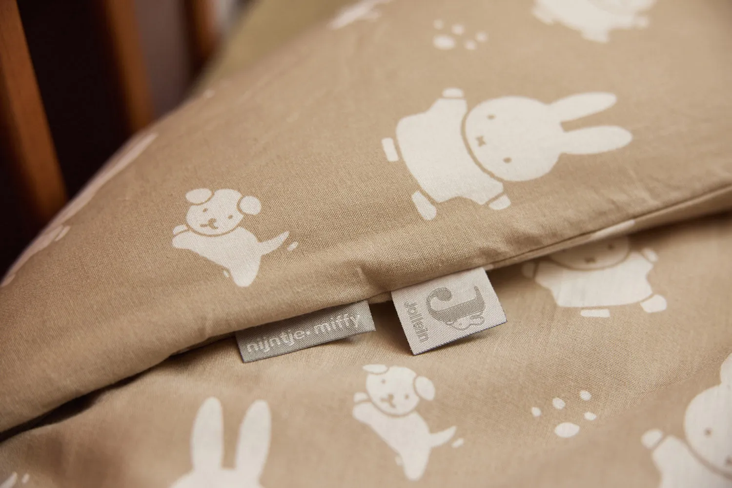 Duvet Cover Set 100x140cm Miffy  Snuffy - Olive Green