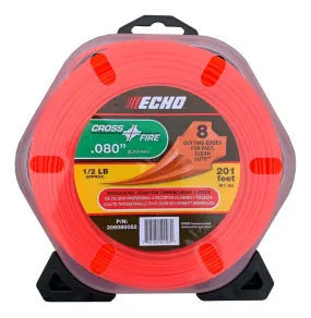 ECHO .080 Nylon Cross Fire Trimmer Line 1/2 lb Roll