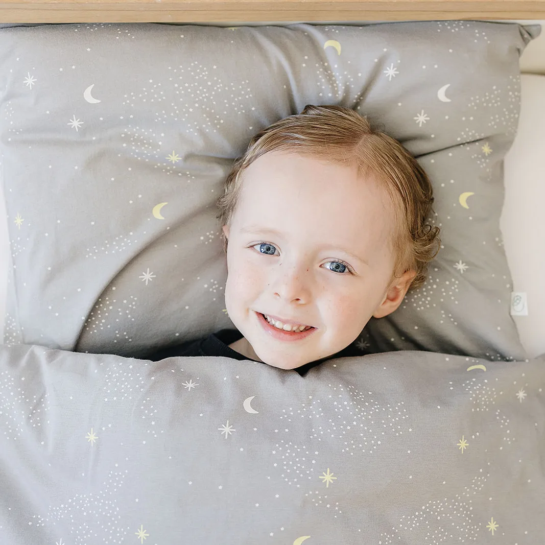 Ecolino® Duvet Cover, 100% Organic Cotton, Crib or Toddler, Milky Way