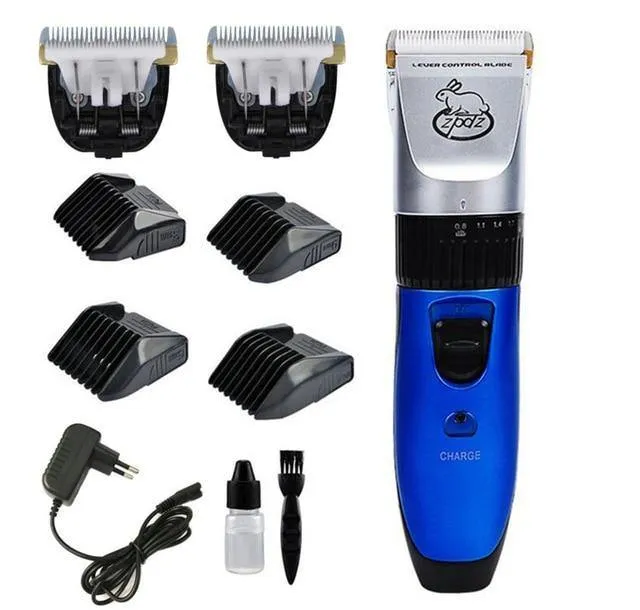 Electric Pet Dog Hair Trimmer Rechargeable Grooming Clipper Shaver ZP-299 35W