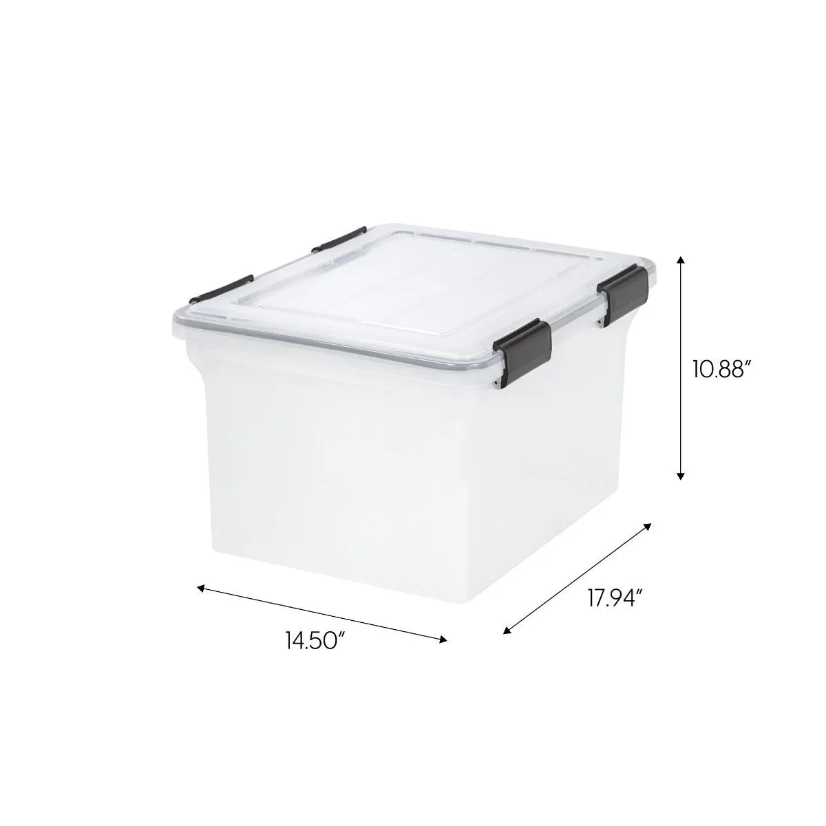 File Box (Letter Legal), WeatherPro® - 32 qt. (8 gal.) - Gasket Box