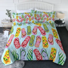 Flip Flops Kinda Girl Comforter Set