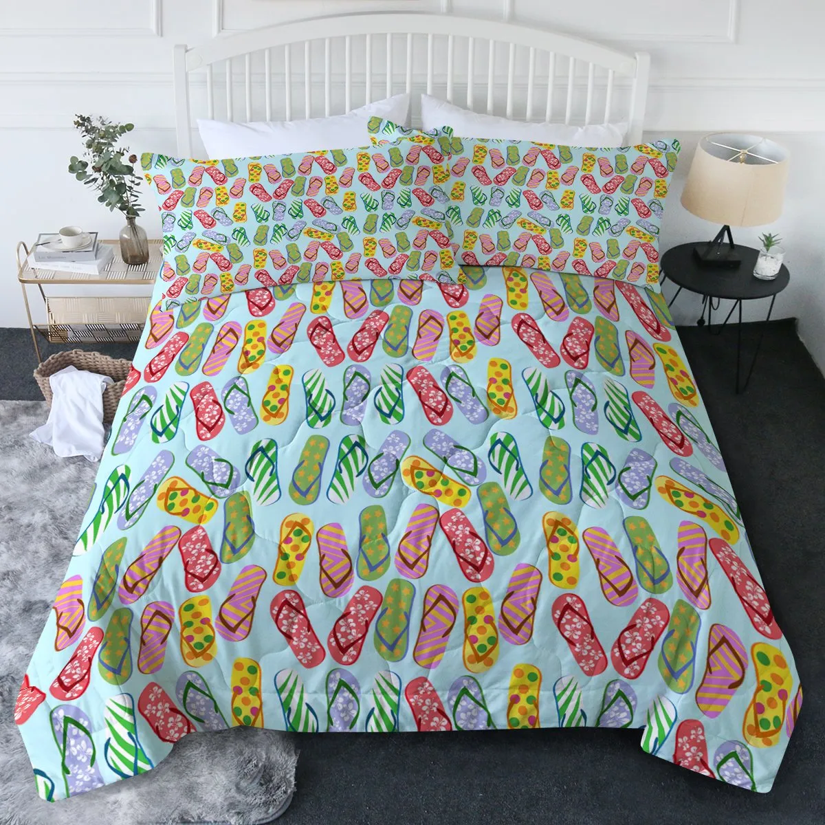 Flip Flops Kinda Girl Comforter Set