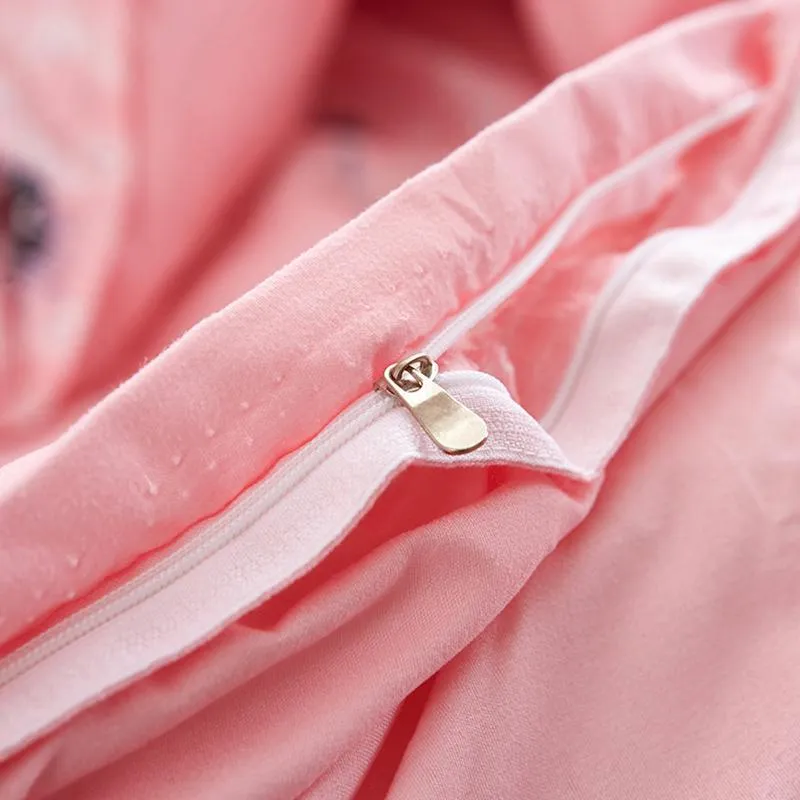 Floating on my Pink Dandelion Bedding Set