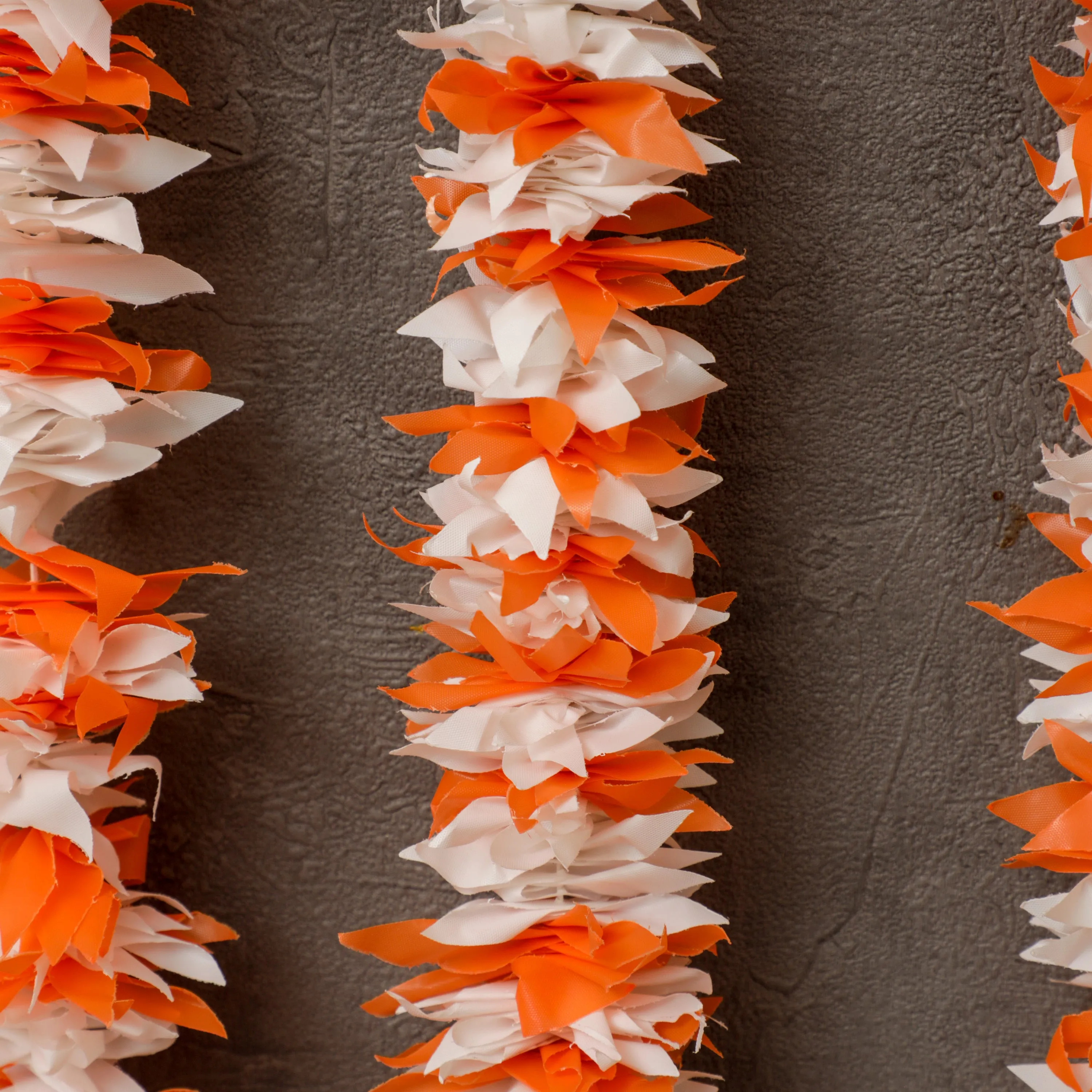 Floral Garland - Orange and White