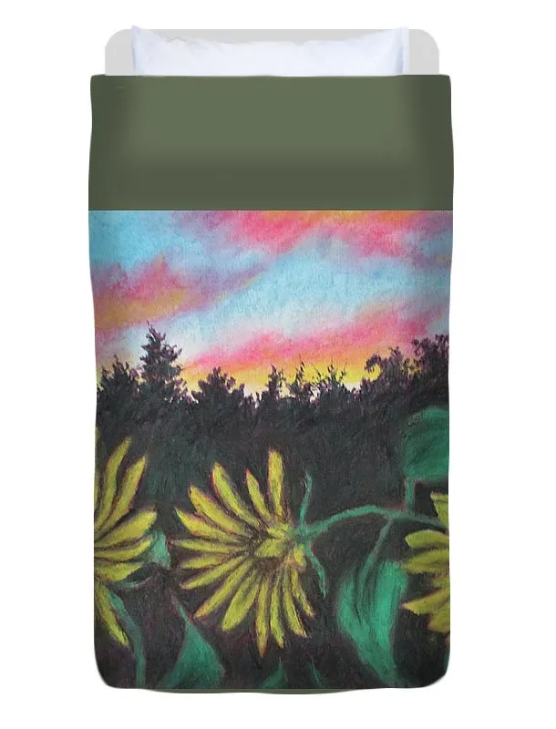 Flower Color Hour - Duvet Cover