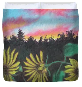 Flower Color Hour - Duvet Cover