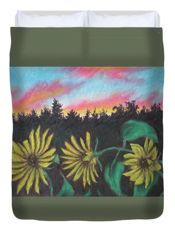 Flower Color Hour - Duvet Cover