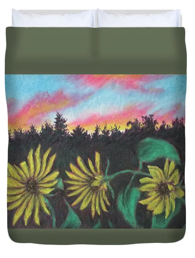 Flower Color Hour - Duvet Cover