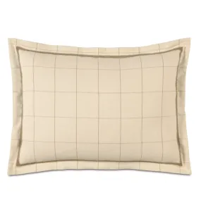 Franklin Cotton Check Standard Sham 20x27