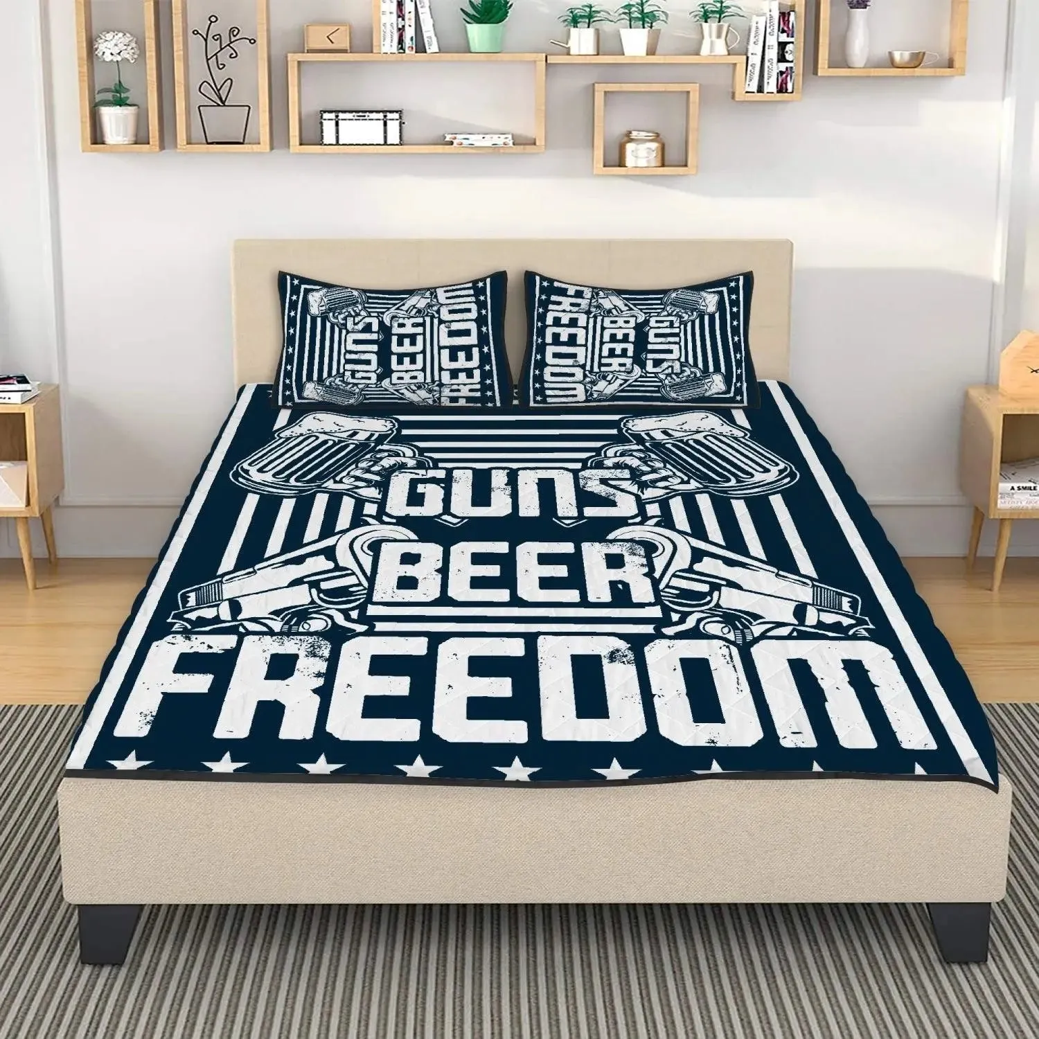 Freedom Polyester Quilt Bed Sets