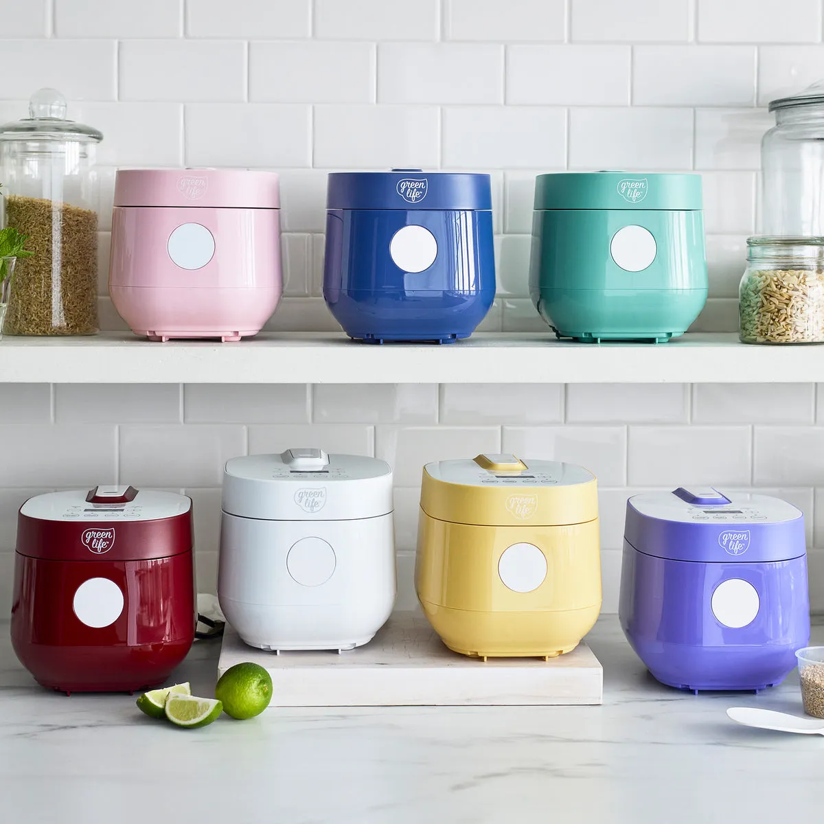 GreenLife Rice & Grains Cooker | Periwinkle