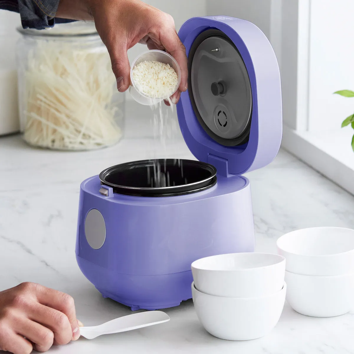 GreenLife Rice & Grains Cooker | Periwinkle