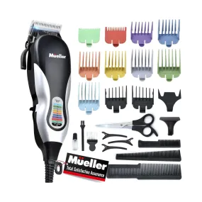 Hair Clipper and Trimmer With 12 Guide Combs