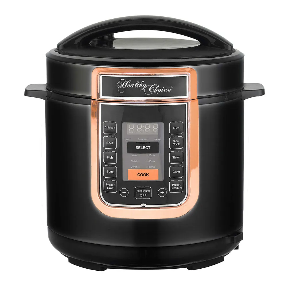 Healthy Choice 6L Electric Slow & Pressure Cooker