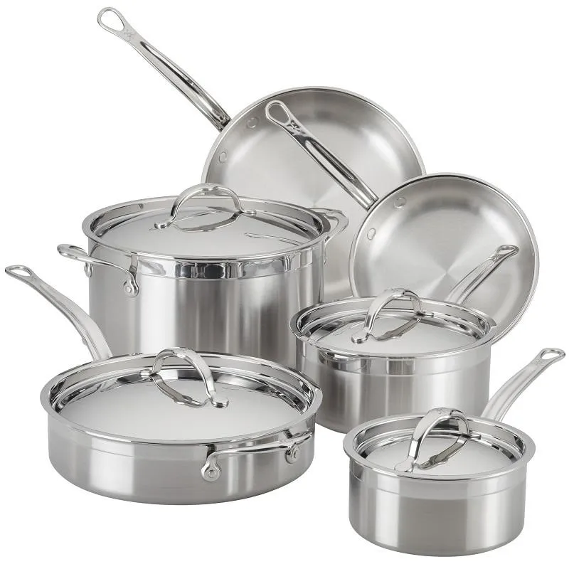 Hestan ProBond 10-Piece Clad Stainless Steel Cookware Set