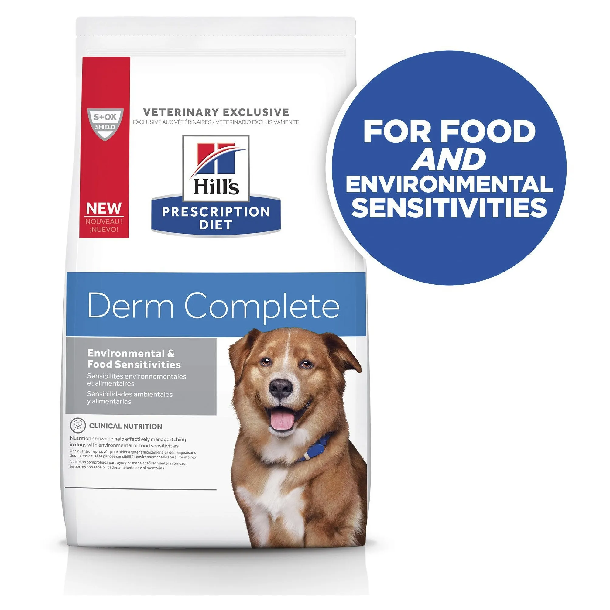 Hills Prescription Diet Dog Derm Complete Dry Food 10.8kg